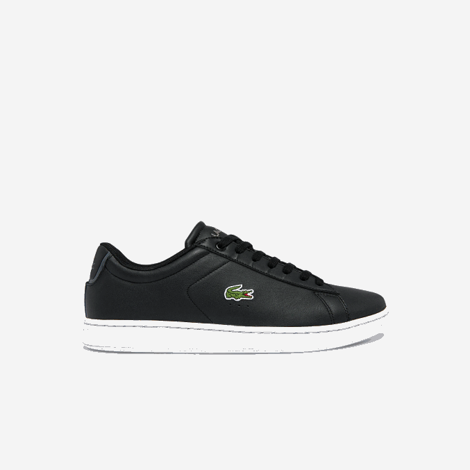 blanco y negro 312 VVL0A1816 hombres Lacoste tenis carnaby bl de piel