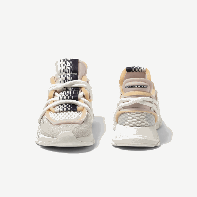 blanquecino 18c VVL0A1731 hombres Lacoste zapatillas deportivas l003 active runway textil