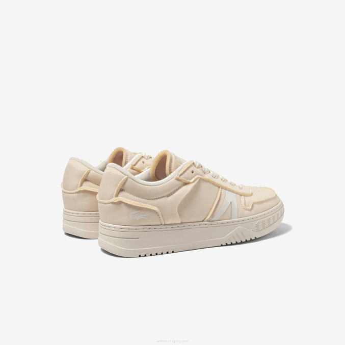 blanquecino 18c VVL0A1746 hombres Lacoste zapatillas l001 de tejido artesanal