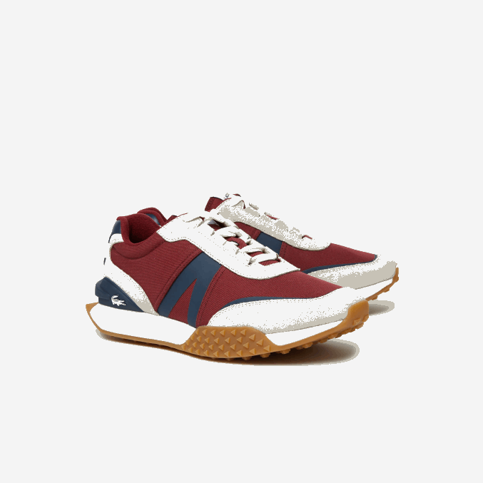 chicle azul marino gu1 VVL0A1781 hombres Lacoste Zapatillas de montaña l-spin deluxe de piel y textil para invierno