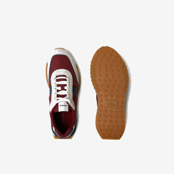 chicle azul marino gu1 VVL0A1781 hombres Lacoste Zapatillas de montaña l-spin deluxe de piel y textil para invierno