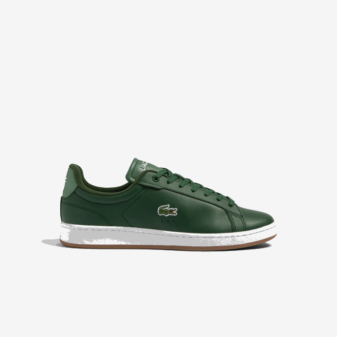 grg de goma verde oscuro VVL0A1723 hombres Lacoste tenis carnaby pro con suela de goma