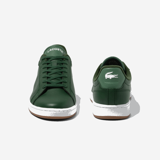 grg de goma verde oscuro VVL0A1723 hombres Lacoste tenis carnaby pro con suela de goma