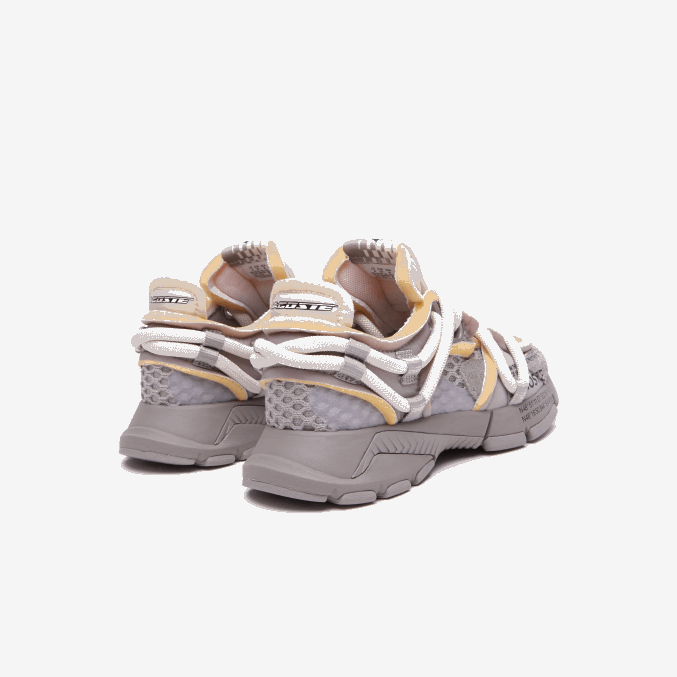 gris blanco 1e7 VVL0A1732 hombres Lacoste zapatillas deportivas l003 active runway textil