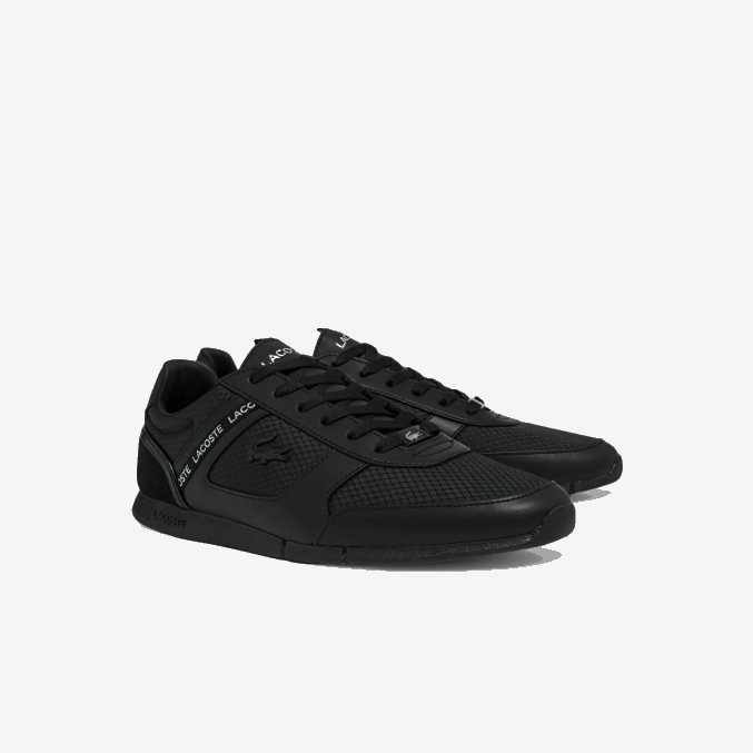 negro 02h VVL0A1701 hombres Lacoste zapatillas menerva textil