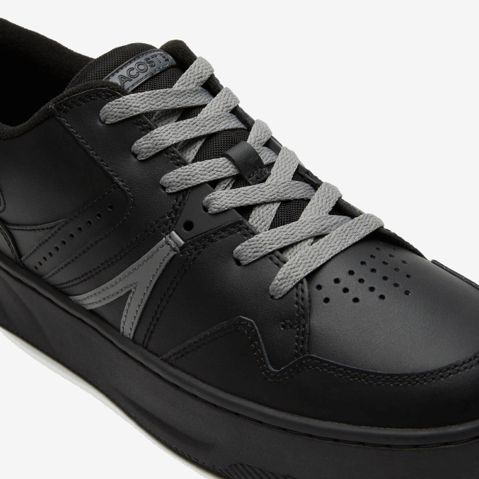 negro 02h VVL0A1824 hombres Lacoste zapatillas l005 de piel