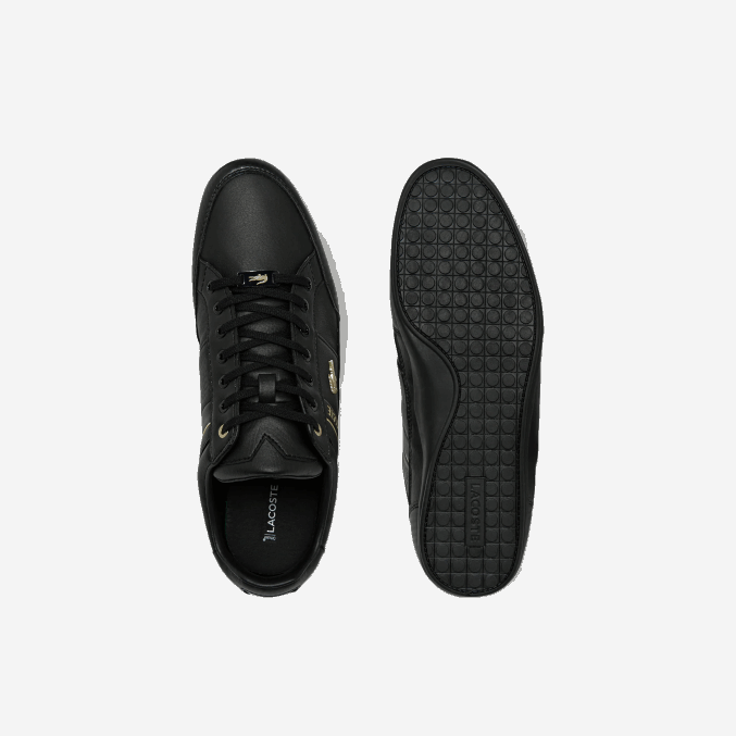 negro 02h VVL0A1833 hombres Lacoste zapatillas chaymon de piel y sintético