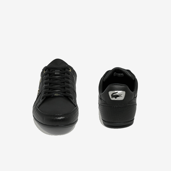 negro 02h VVL0A1833 hombres Lacoste zapatillas chaymon de piel y sintético