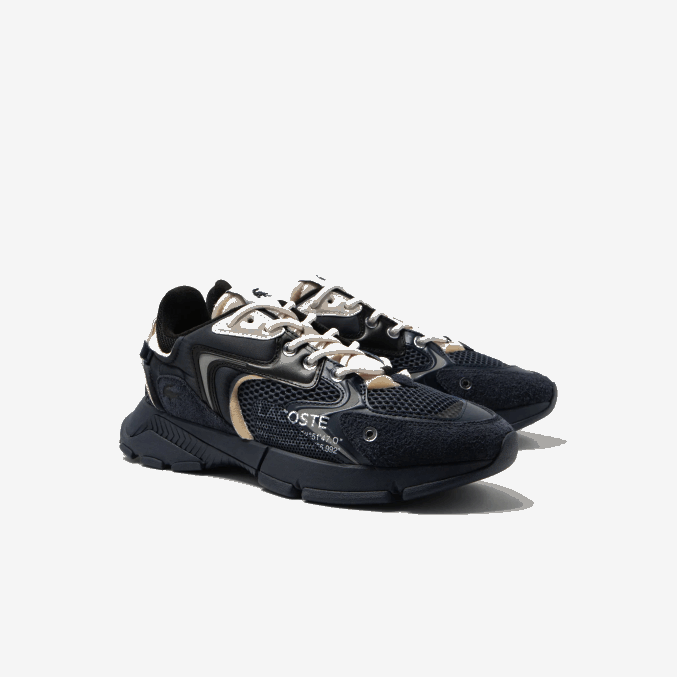 negro marino 075 VVL0A1693 hombres Lacoste tenis l003 neo textil