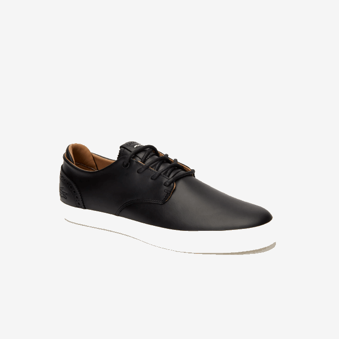 negro y blanco roto 454 VVL0A1718 hombres Lacoste tenis esparre club