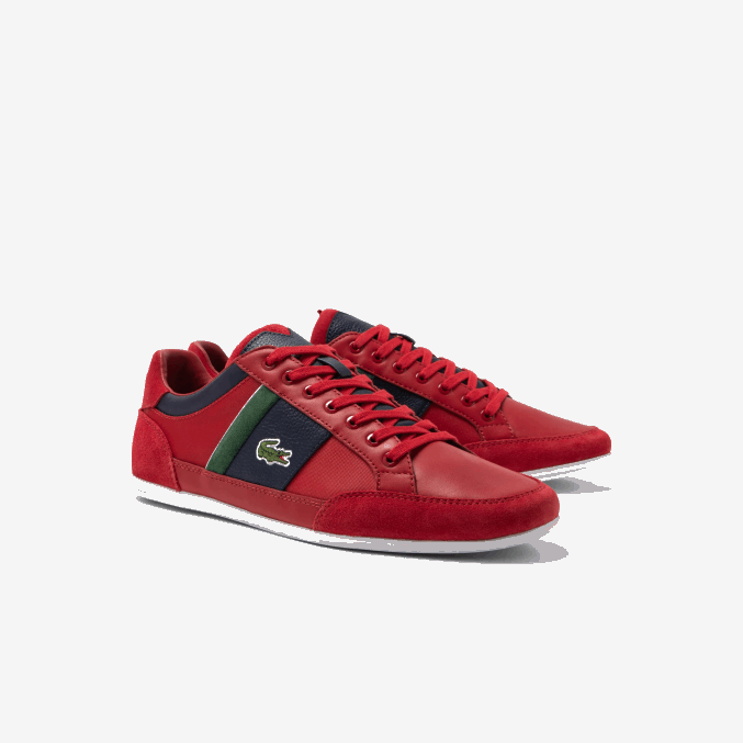 rojo marino rs7 VVL0A1737 hombres Lacoste zapatillas chaymon textil