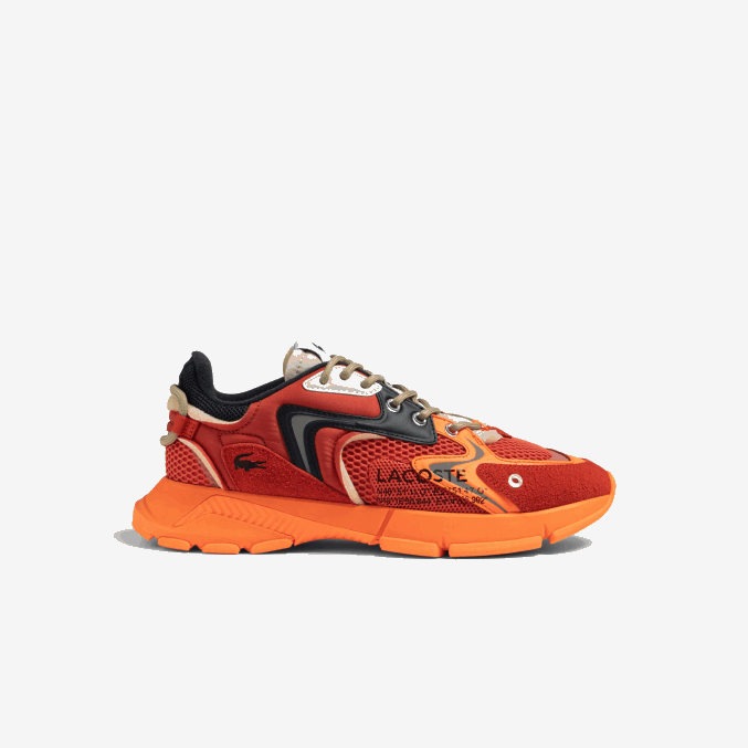 rojo naranja am1 VVL0A1692 hombres Lacoste tenis l003 neo textil