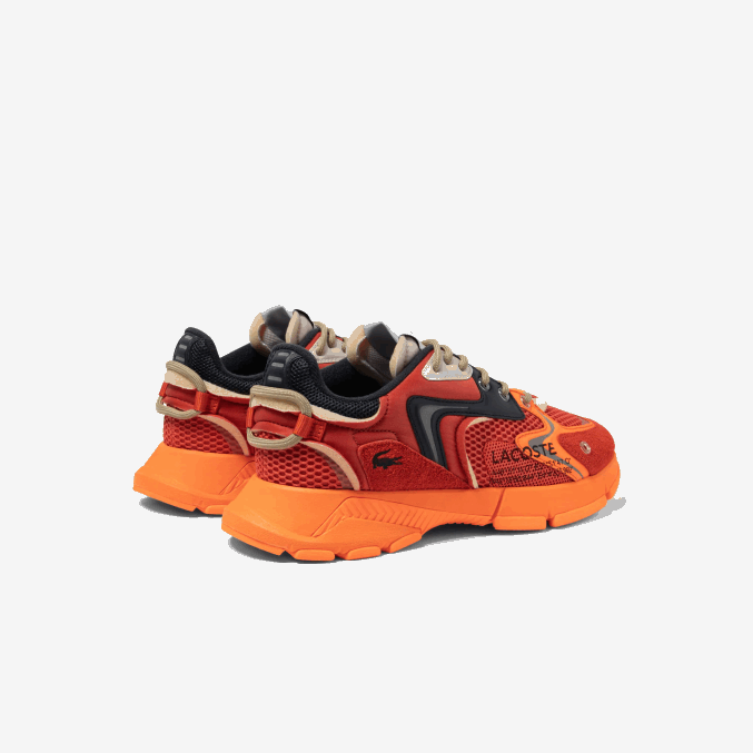 rojo naranja am1 VVL0A1692 hombres Lacoste tenis l003 neo textil