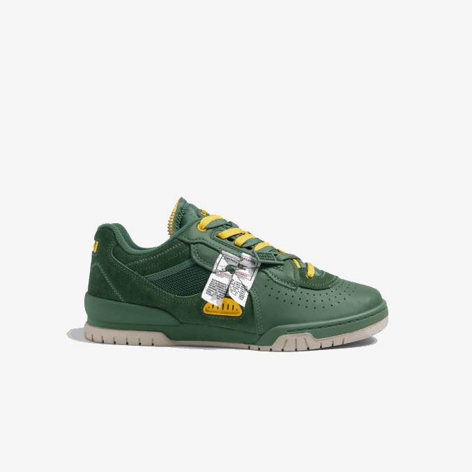 verde 1m8 VVL0A1749 hombres Lacoste zapatillas m89 de piel y tejido