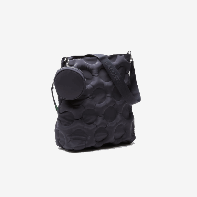 abimes l24 VVL0A2872 mujer Lacoste bolsa bombonera capitonada con efecto de pelota de golf