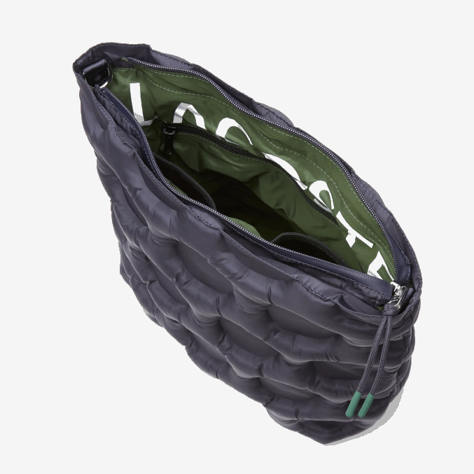 abimes l24 VVL0A2872 mujer Lacoste bolsa bombonera capitonada con efecto de pelota de golf