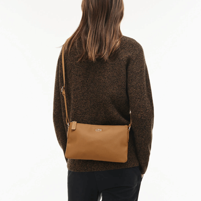 alto riesgo rojo 883 VVL0A2771 mujer Lacoste l.12.12 concepto bolso cruzado plano