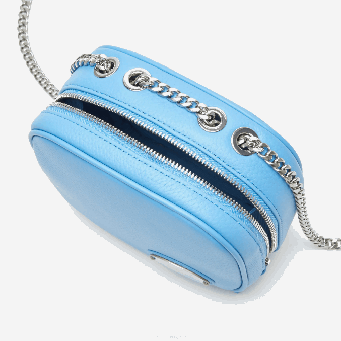 argentino 213 VVL0A2852 mujer Lacoste bolsa crossover pequeña de piel granulada