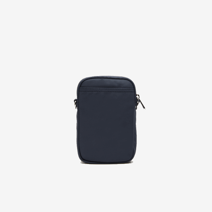 azul nuit blanc m05 VVL0A1976 mujer Lacoste soporte para smartphone con marca en contraste