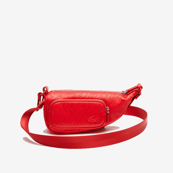 corrida l41 VVL0A1965 mujer Lacoste bolso de hombro con logo estampado - pequeño