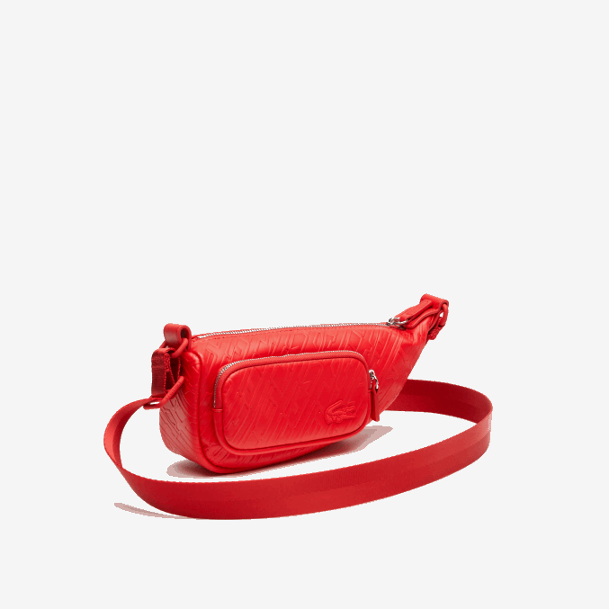 corrida l41 VVL0A1965 mujer Lacoste bolso de hombro con logo estampado - pequeño