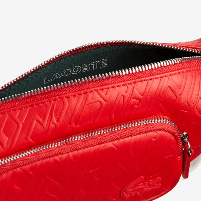 corrida l41 VVL0A1965 mujer Lacoste bolso de hombro con logo estampado - pequeño