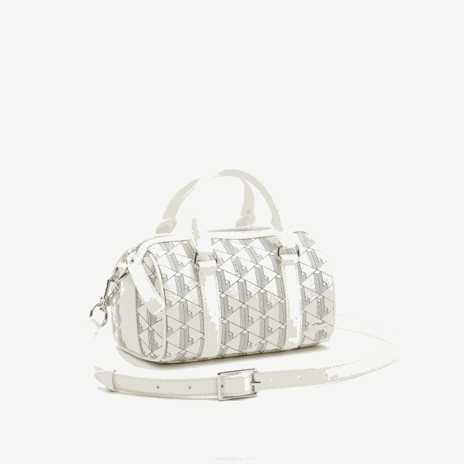 farina sinople f89 VVL0A2878 mujer Lacoste bolsa boston con monograma estampado