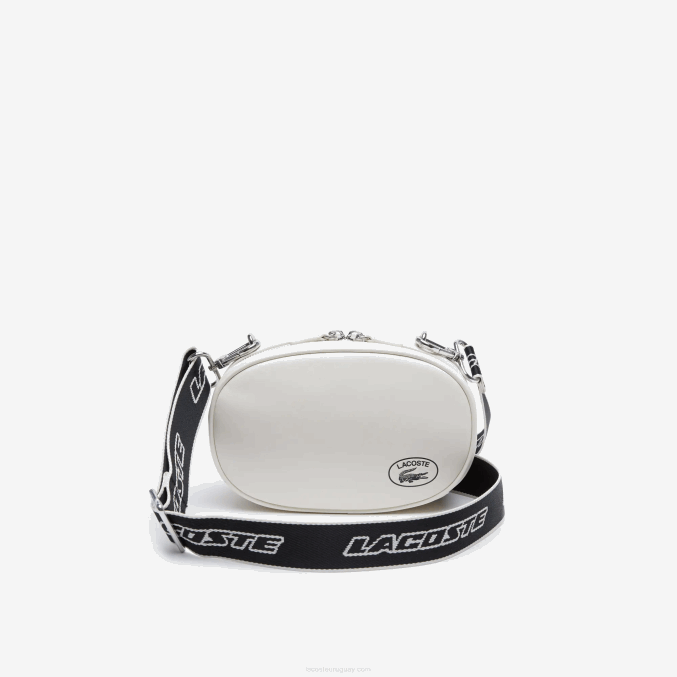 laponia negra l21 VVL0A2877 mujer Lacoste bolsa cámara redonda con correa de la marca