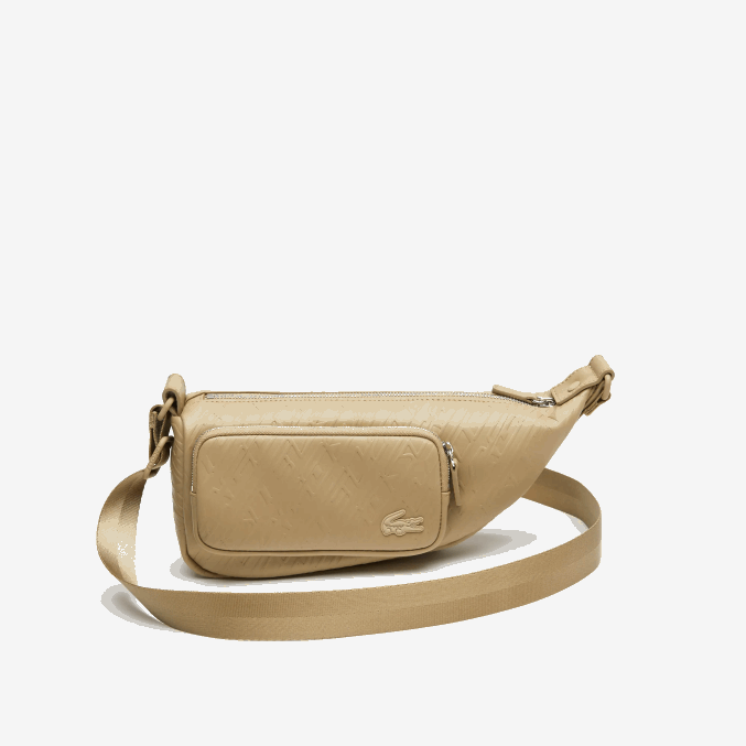 león l32 VVL0A1973 mujer Lacoste bolsa de hombro con logo estampado