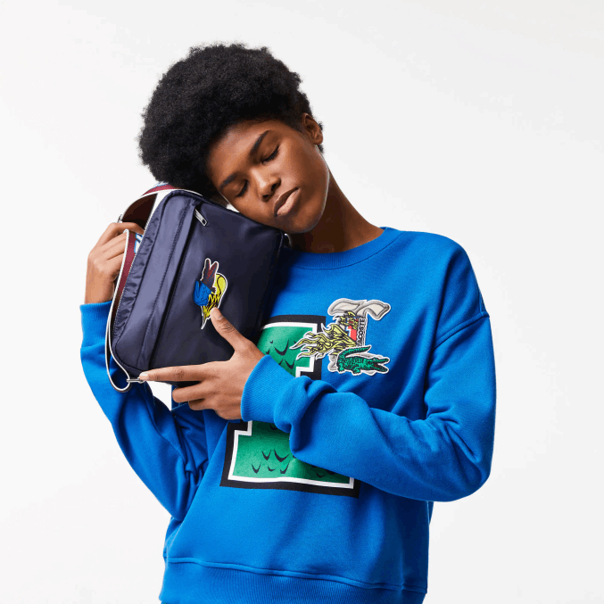 marina 166 andrinopla l27 VVL0A2875 mujer Lacoste bolso cruzado con logo