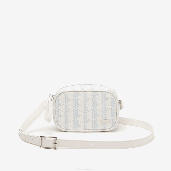 mono farine panorama l58 VVL0A2795 mujer Lacoste bandolera pequeña con monograma estampado