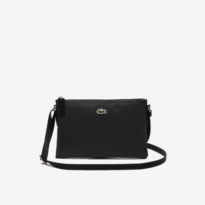 negro 000 VVL0A2770 mujer Lacoste l.12.12 concepto bolso cruzado plano