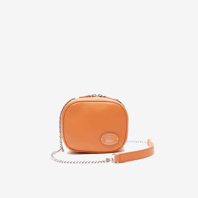 poteria k20 VVL0A2854 mujer Lacoste bolsa crossover pequeña de piel granulada