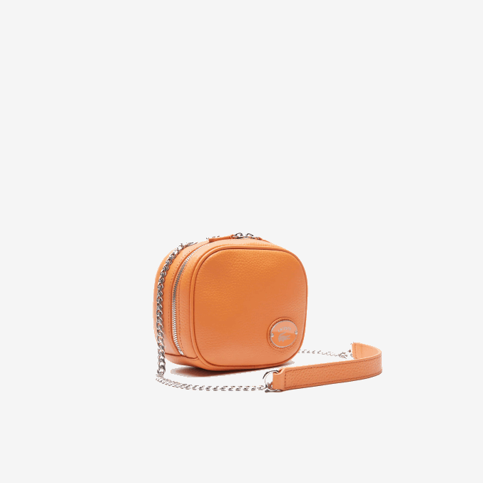 poteria k20 VVL0A2854 mujer Lacoste bolsa crossover pequeña de piel granulada