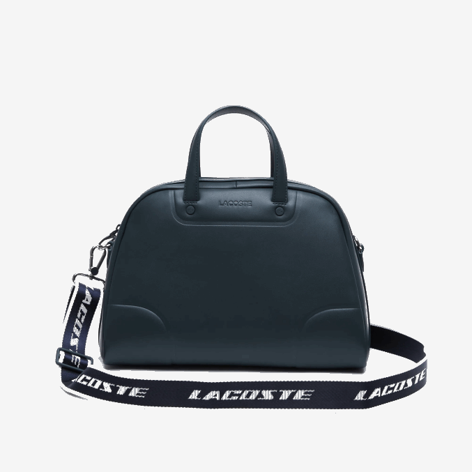 sinople marine 166 blanc k52 VVL0A2859 mujer Lacoste bolso bowling con correa para el hombro