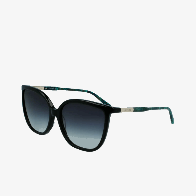 negro mate 001 VVL0A2906 mujer Lacoste gafas de sol de acetato con patillas tubulares