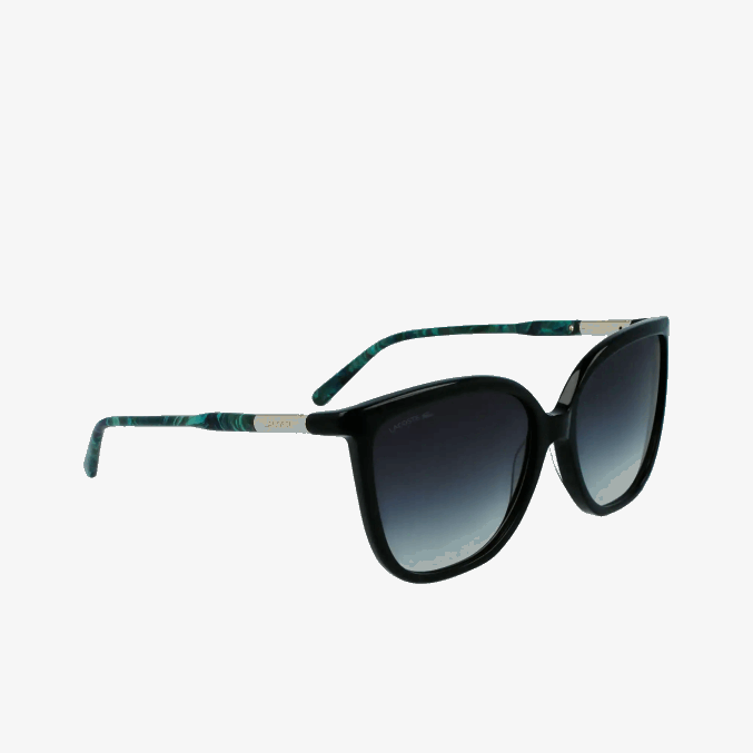 negro mate 001 VVL0A2906 mujer Lacoste gafas de sol de acetato con patillas tubulares