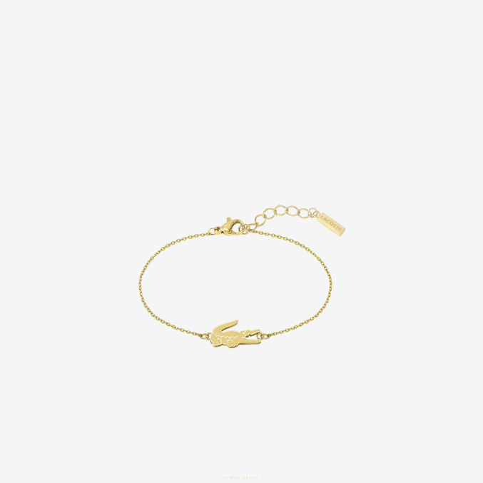 oro 714 VVL0A2903 mujer Lacoste pulsera de cocodrilo