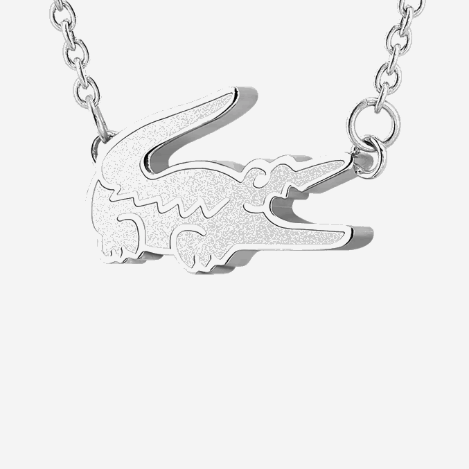 plata 045 VVL0A2902 mujer Lacoste pulsera de cocodrilo