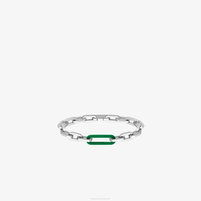 plata y verde 041 VVL0A2197 mujer Lacoste pulsera de conjunto