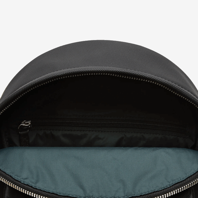 negro 000 VVL0A2879 mujer Lacoste mochila grande con bolsillo delantero