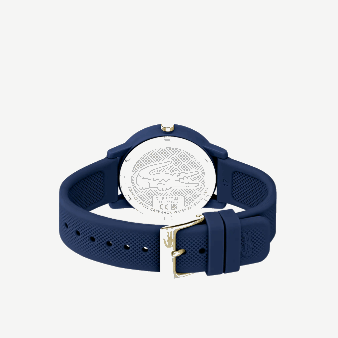 azul 000 VVL0A2901 mujer Lacoste Reloj 12.12 correa silicona azul