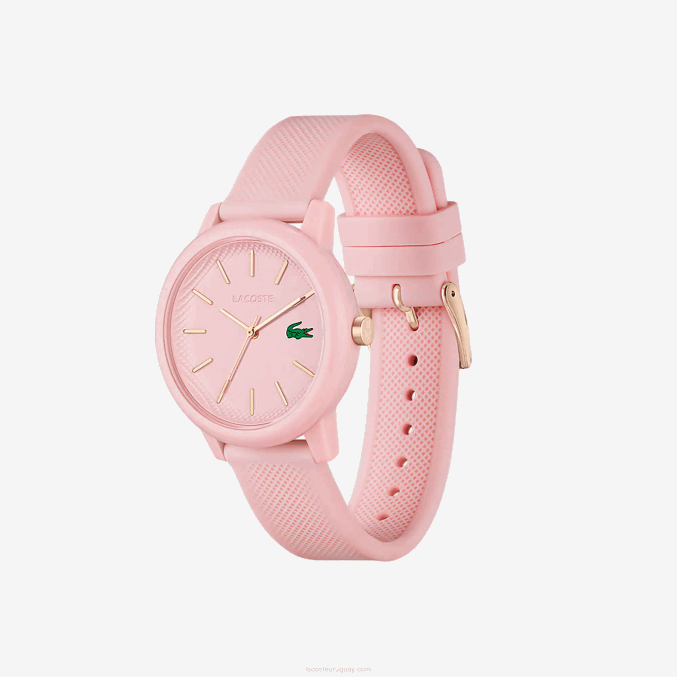 rosa 000 VVL0A2909 mujer Lacoste Reloj 12.12 correa silicona rosa
