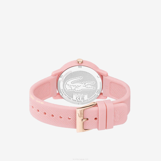 rosa 000 VVL0A2909 mujer Lacoste Reloj 12.12 correa silicona rosa