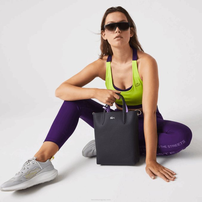abimes neva k56 VVL0A2783 mujer Lacoste tote anna reversible de lona revestida