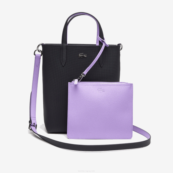 abimes neva k56 VVL0A2783 mujer Lacoste tote anna reversible de lona revestida