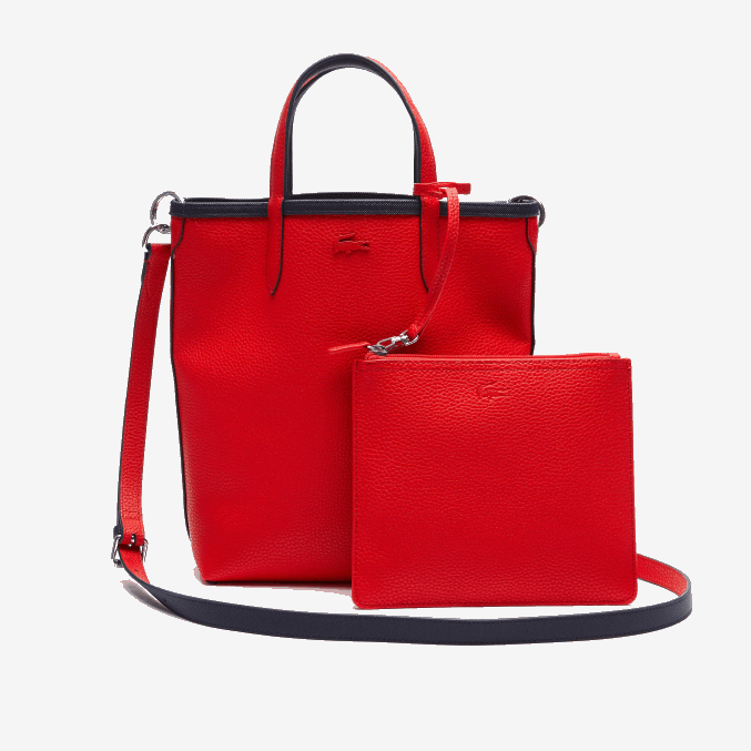 marino 166 colorete 240 b50 VVL0A2818 mujer Lacoste tote anna reversible de lona revestida