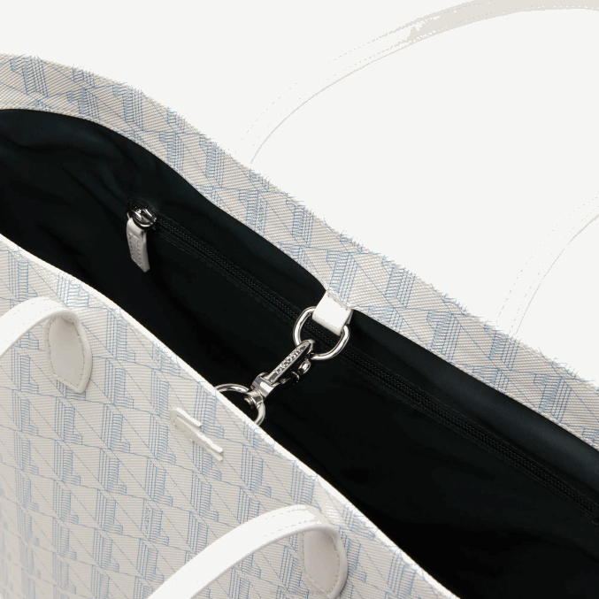 mono farine panorama l58 VVL0A2785 mujer Lacoste bolso shopper con monograma estampado