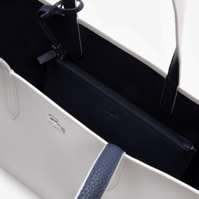 noche azul farine l44 VVL0A2776 mujer Lacoste bolso shopper anna reversible bicolor