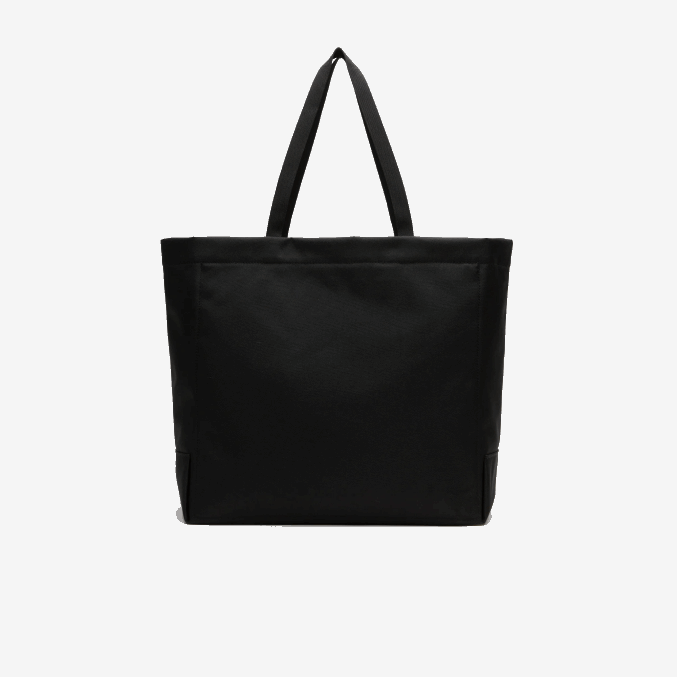 parche negro l51 VVL0A1947 mujer Lacoste tote oversize con logo en contraste